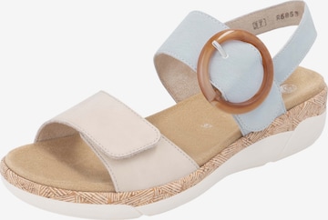 REMONTE Sandals in Blue: front