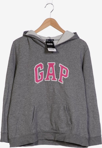 GAP Sweatshirt & Zip-Up Hoodie in XXL in Grey: front