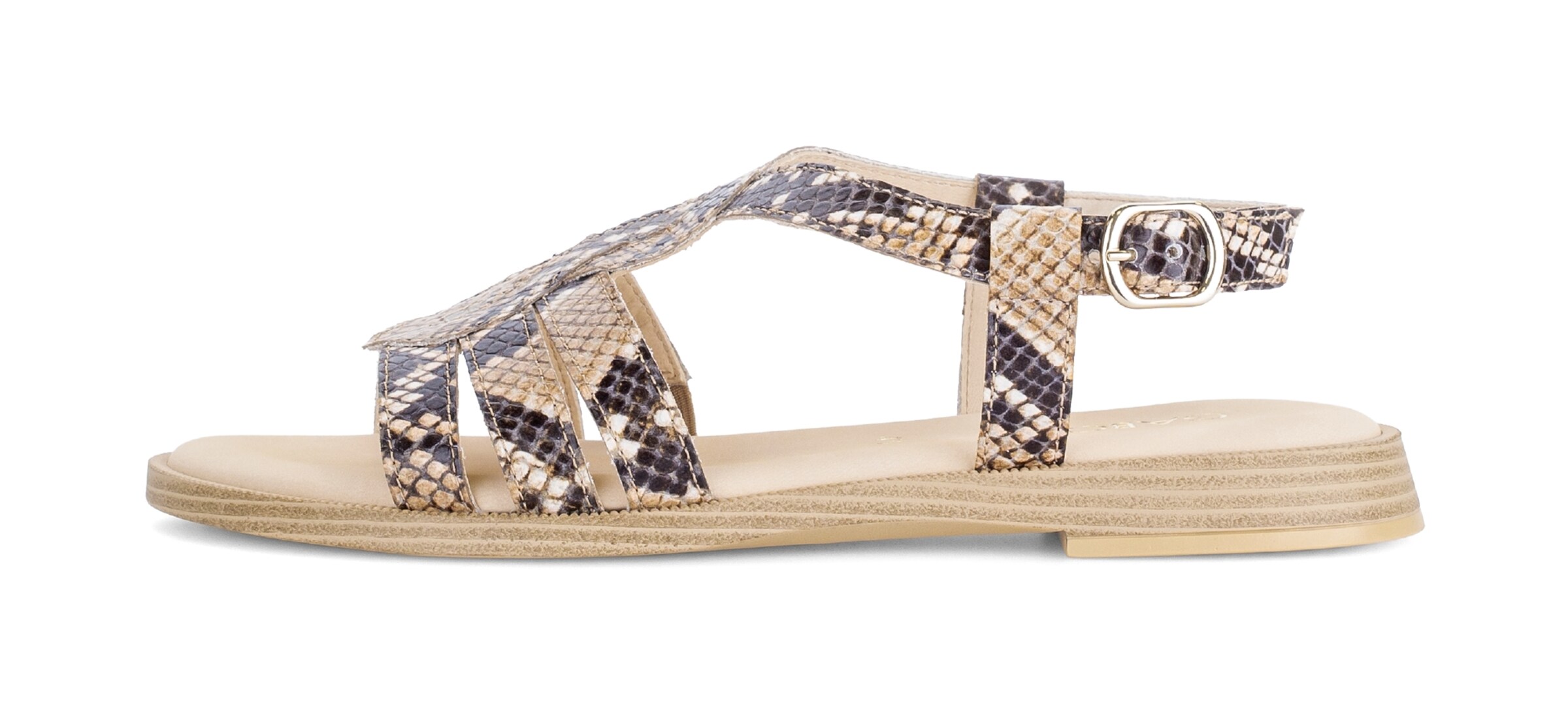 GABOR Strap Sandals in Beige