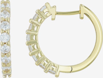 Akzent Ohrringe 'langlebig' in Gold: Vorderseite