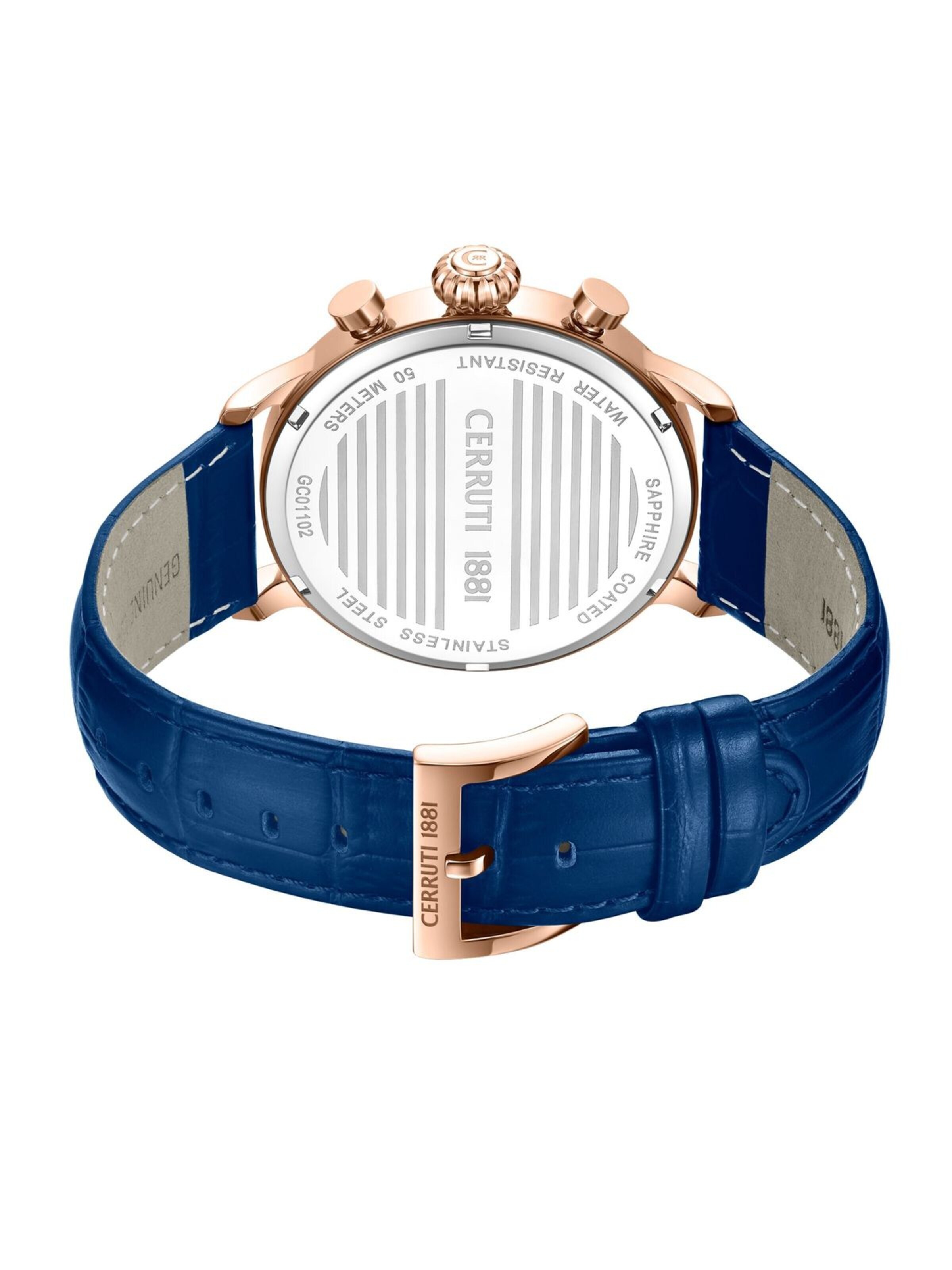 CERRUTI 1881 Analoguhr 'Chronograph Dervio'‌‌‌‌‌ in Blau