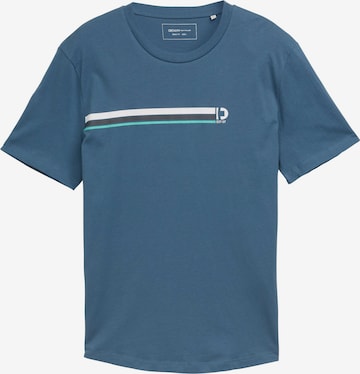 TOM TAILOR DENIM Футболка в Синий: спереди