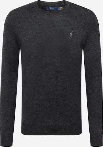 Pull-over Polo Ralph Lauren en gris : devant