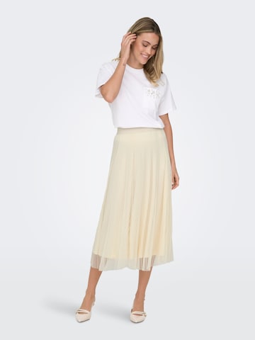 ONLY Skirt in Beige