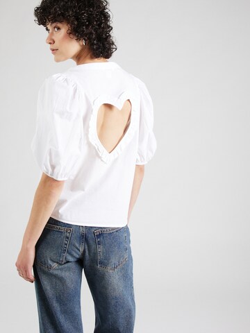 Monki Bluse in Weiß