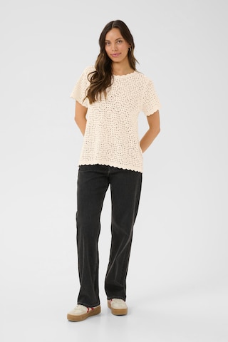 Chemisier 'Kip' Cream en beige