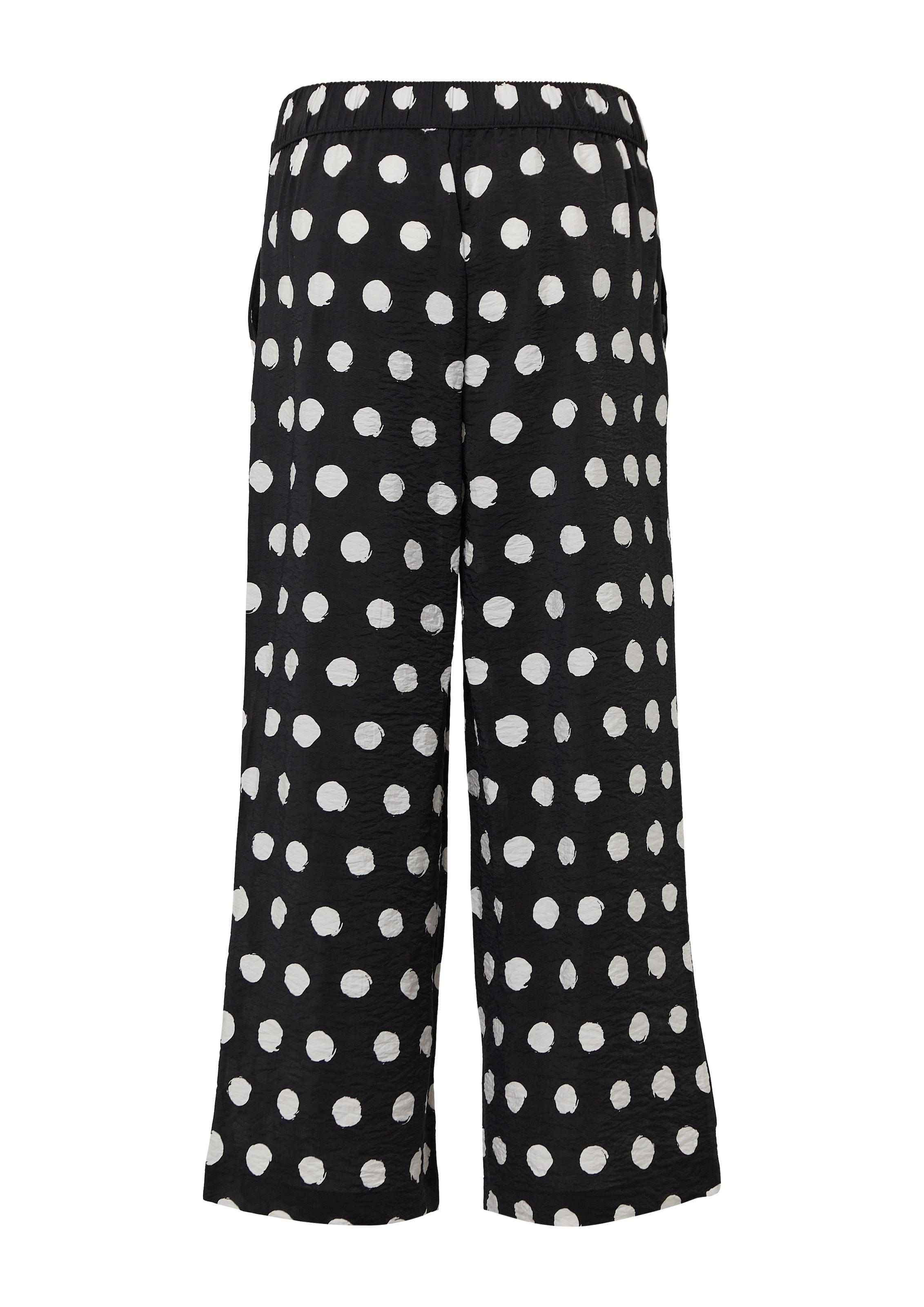 s.Oliver Broek 'Culotte' in Zwart: voorkant