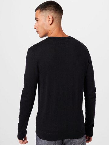 TOM TAILOR Sweater in Black