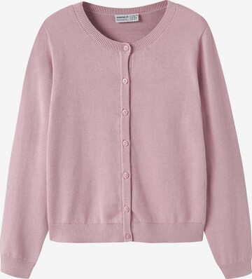 NAME IT Knit cardigan 'NKFVALANE' in Purple: front