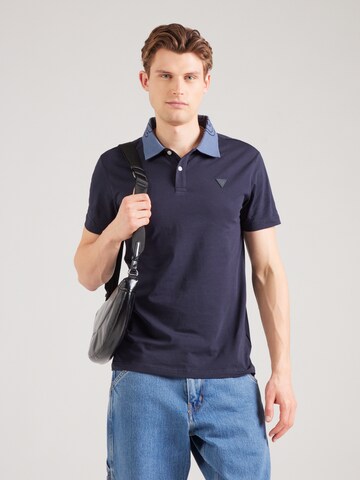 GUESS - Camiseta 'NOLAN' en azul: frente