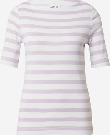 T-shirt ESPRIT en violet : devant