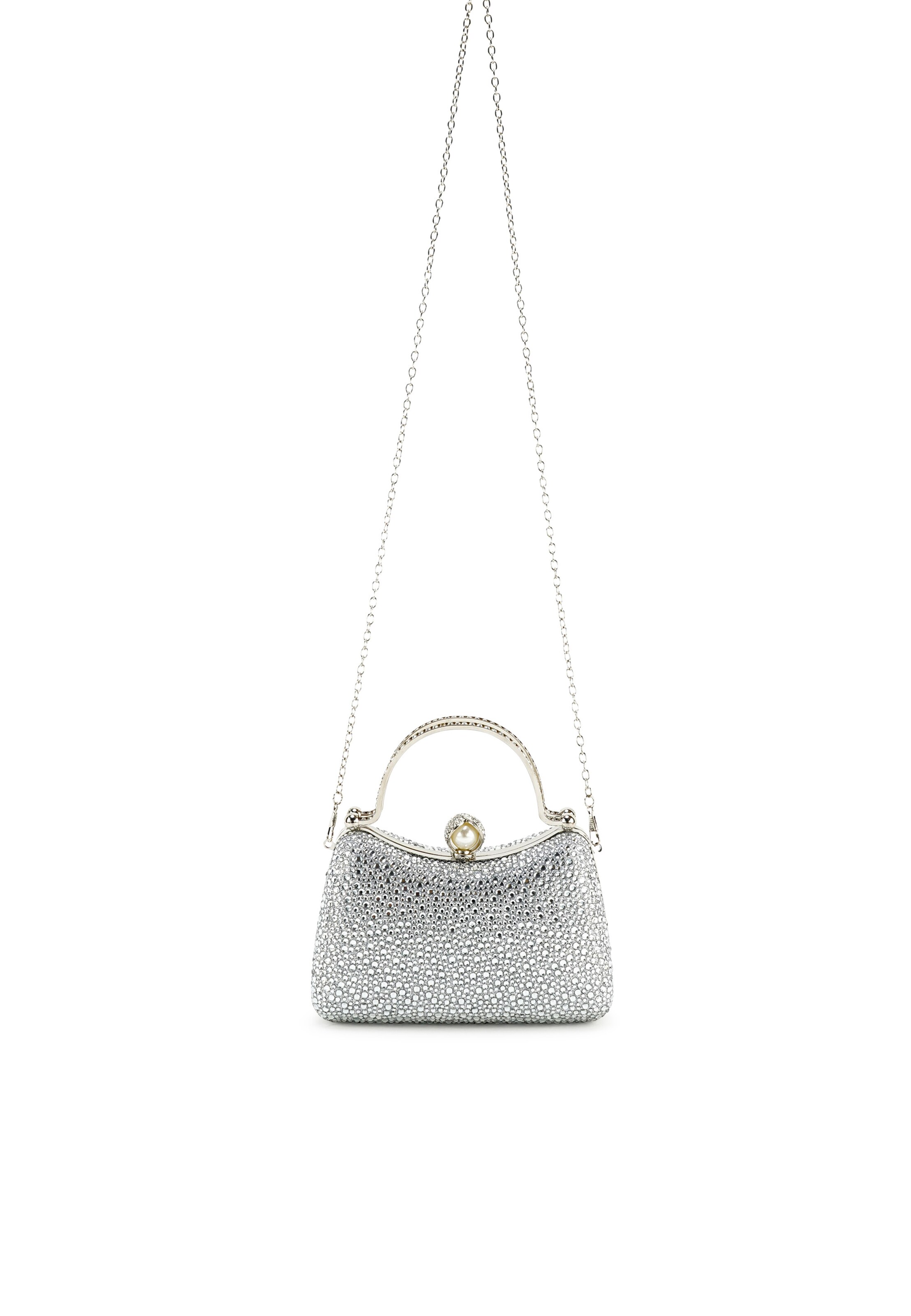 HARPA Clutch 'ORALEI' in Silver