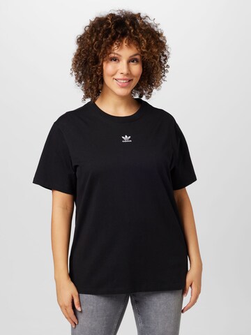 ADIDAS ORIGINALS Shirt 'Adicolor Essentials  ' in Black: front
