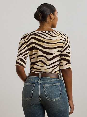 Lauren Ralph Lauren Plus - Camiseta 'JUDY' en beige