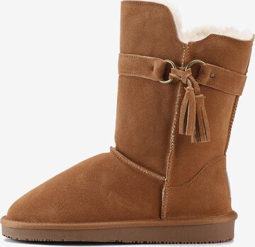 Gooce Snow boots 'Bangle' in Brown: front