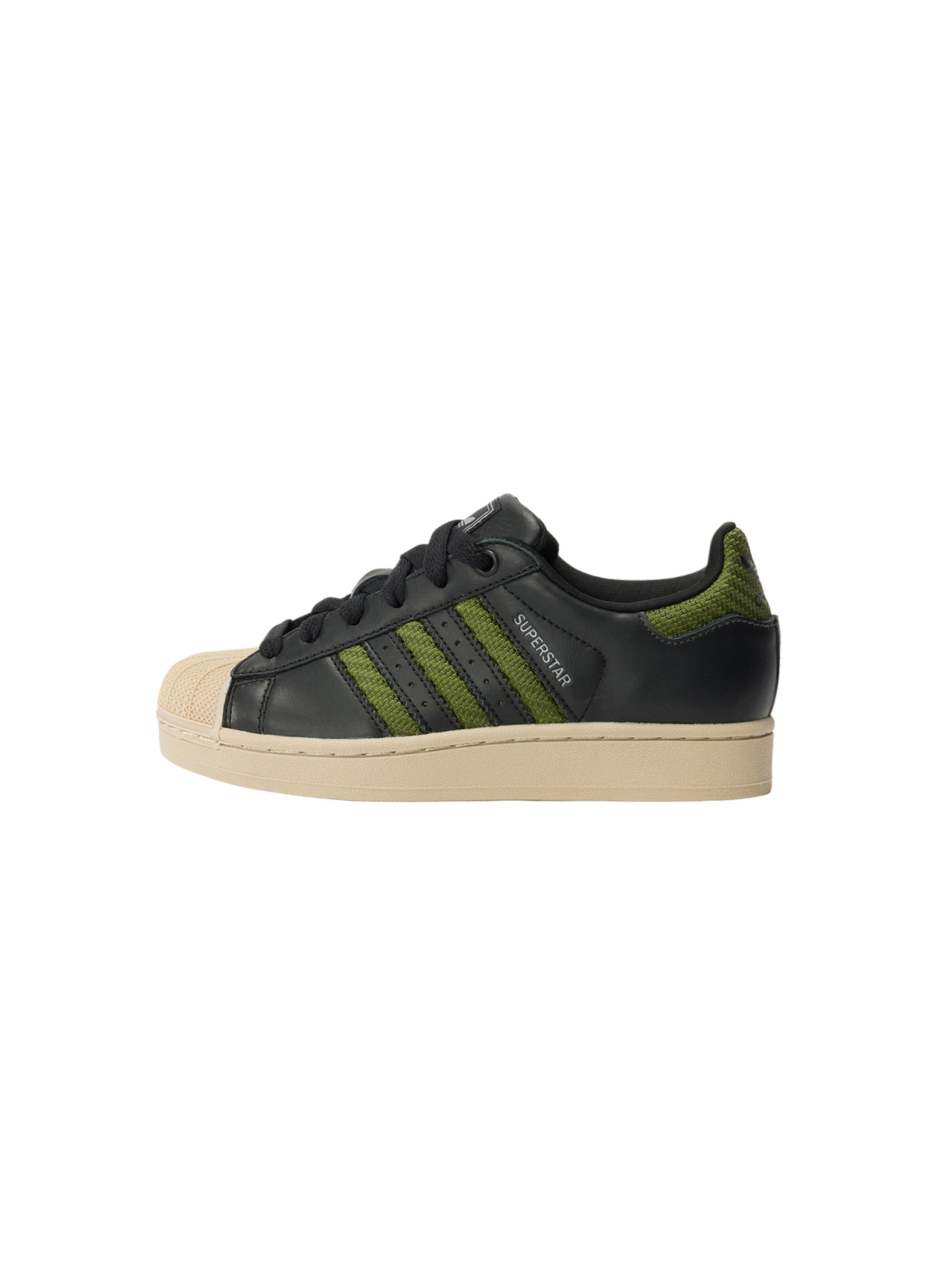 ADIDAS ORIGINALS Sneaker 'SUPERSTAR II' i svart: framsida
