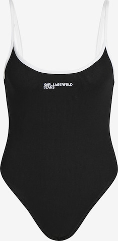 KARL LAGERFELD JEANS Paitabody värissä musta: etupuoli