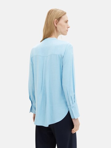 TOM TAILOR Bluse in Blau