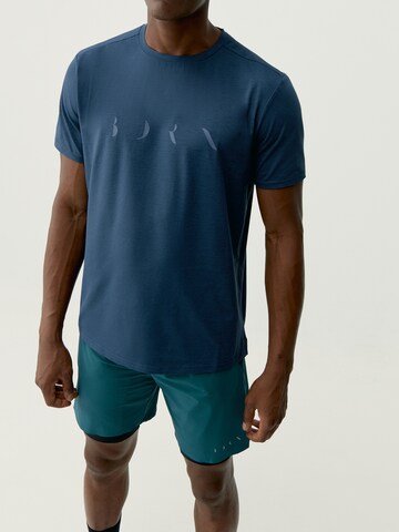 Born Living Yoga Shirt 'Cott_Free' in Blauw