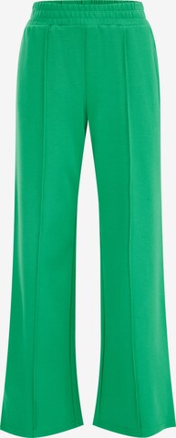 WE Fashion Regular Pants in Green: front