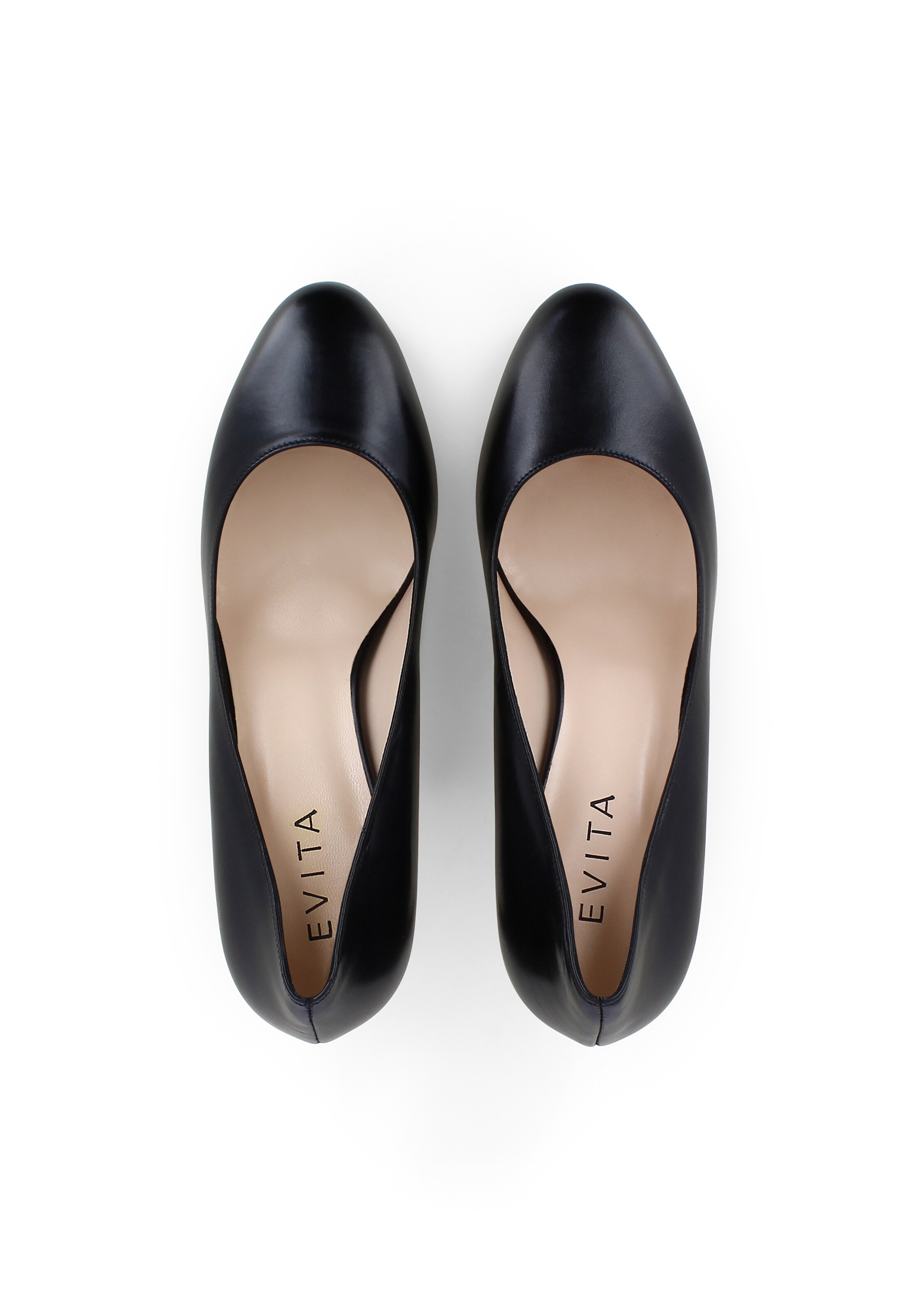 Escarpins 'BIANCA' EVITA en noir