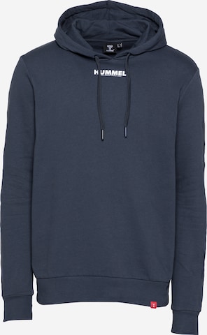 Hummel Sweatshirt 'Legacy' in Blauw: voorkant