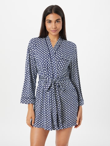 Kate Spade Short Bathrobe 'ROBE' in Blue: front