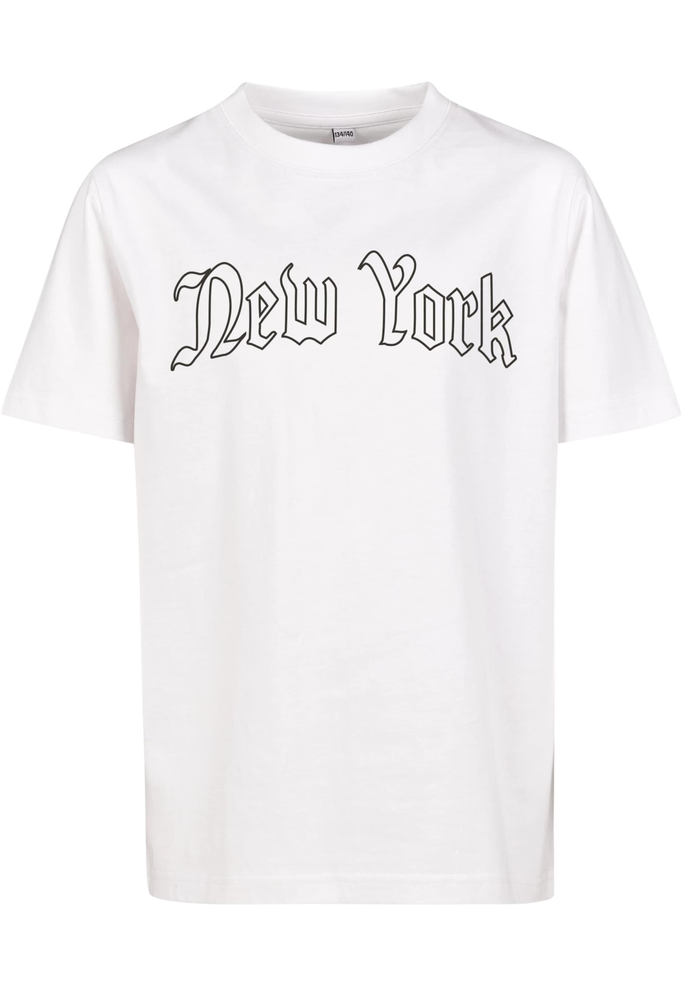 Mister Tee Shirt 'New York' in White: front