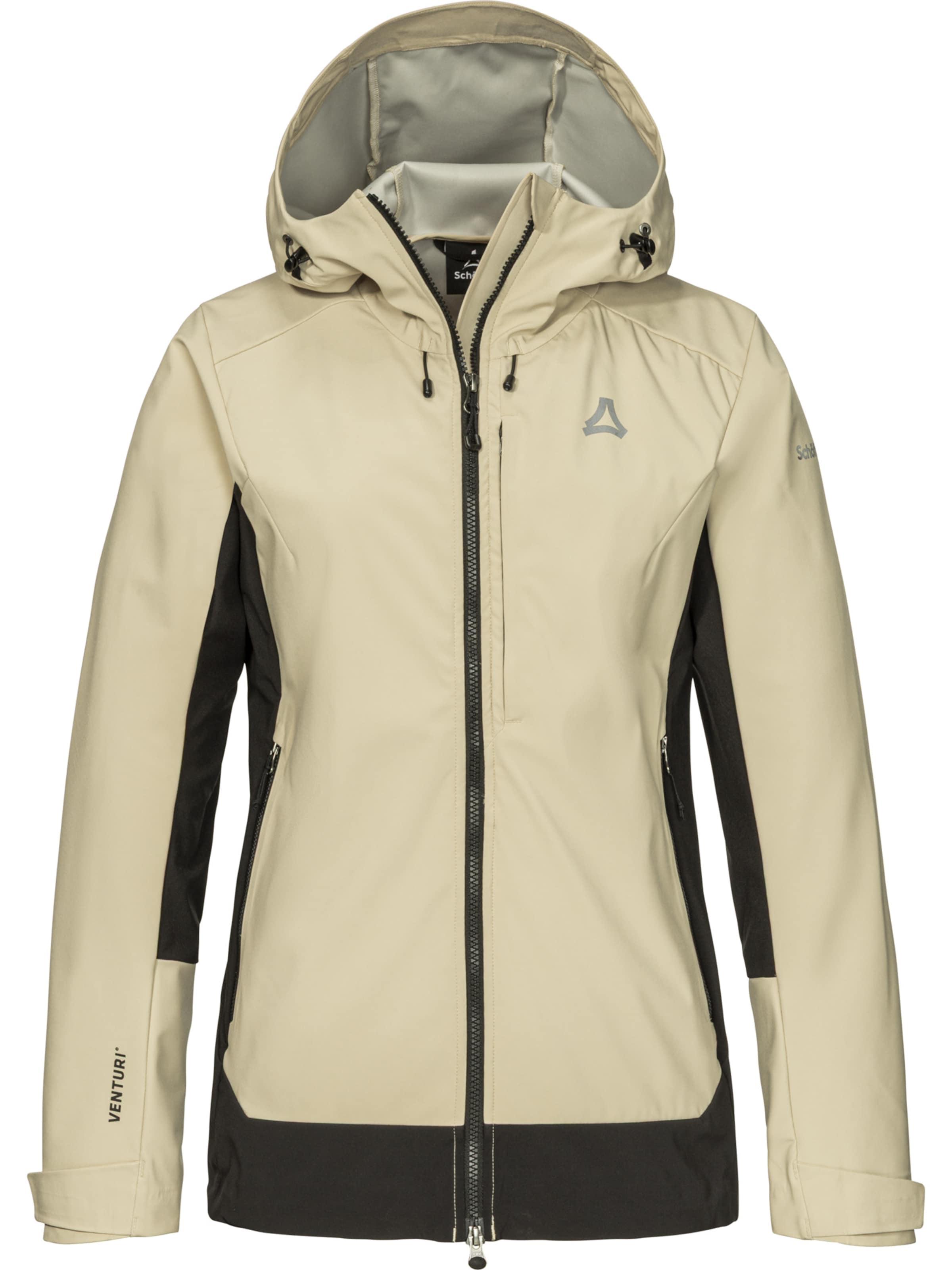 Schöffel Outdoorjas 'Milagle ' in Beige: voorkant