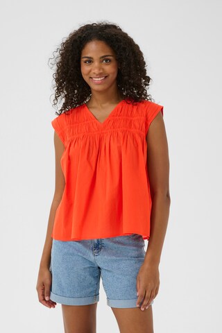 Kaffe - Blusa 'KAThua' em vermelho: frente