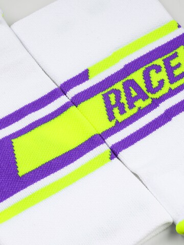 INCYLENCE Athletic Socks 'MOTTO RUNNING' in Purple
