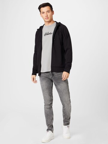 Hackett London Zip-Up Hoodie in Black