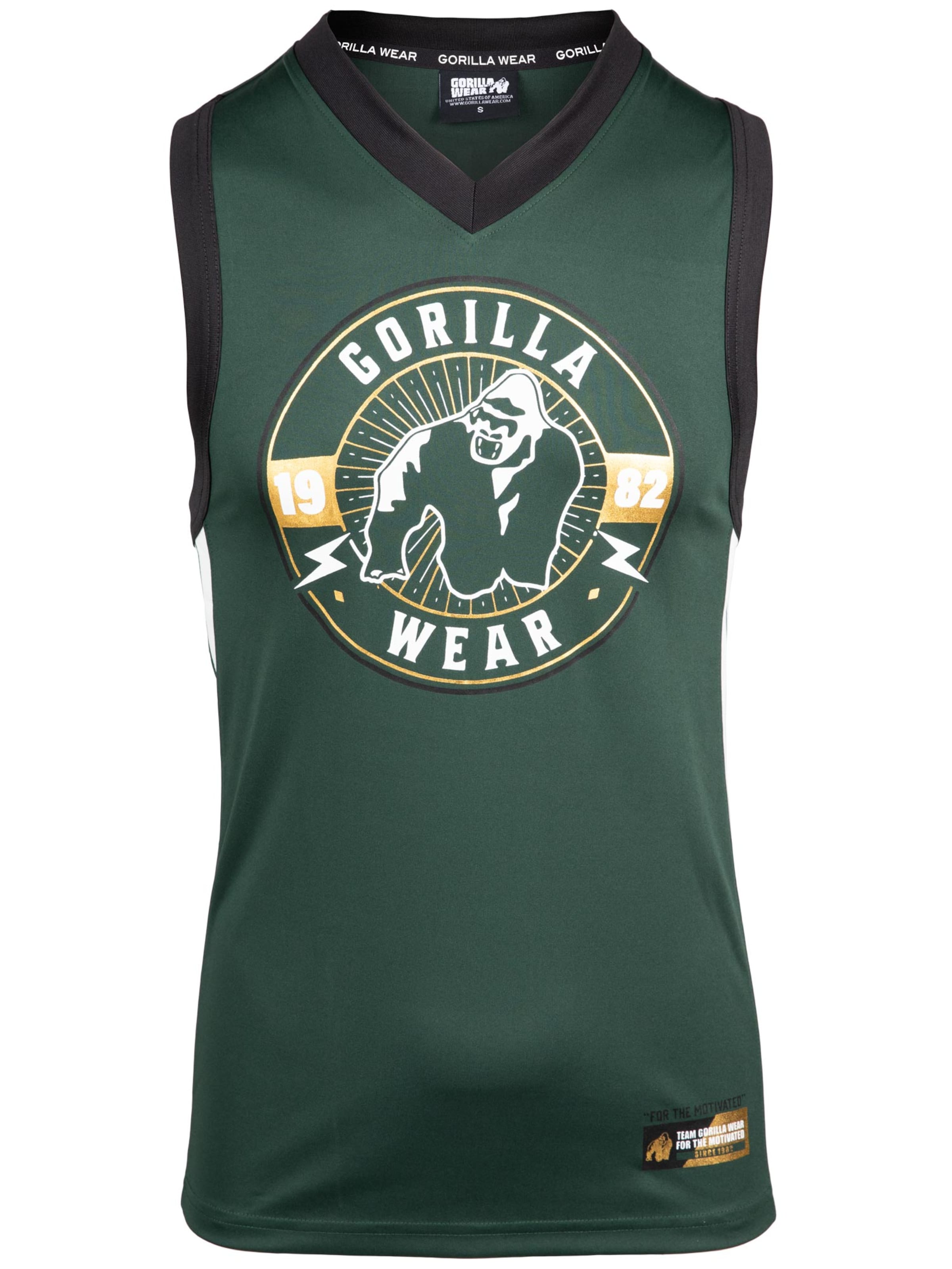 Maglietta 'Orlando' di Gorilla Wear in verde: frontale