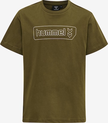 Hummel T-shirt 'TOMB' i grön: framsida