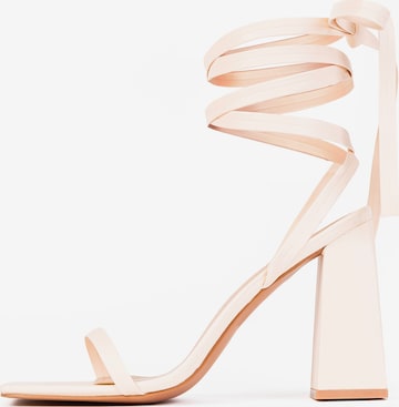 Celena Strap sandal 'Charney' in Pink: front