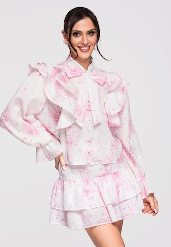 Ombre Bluse 'OW-SH-E0001' in Pink: Vorderseite
