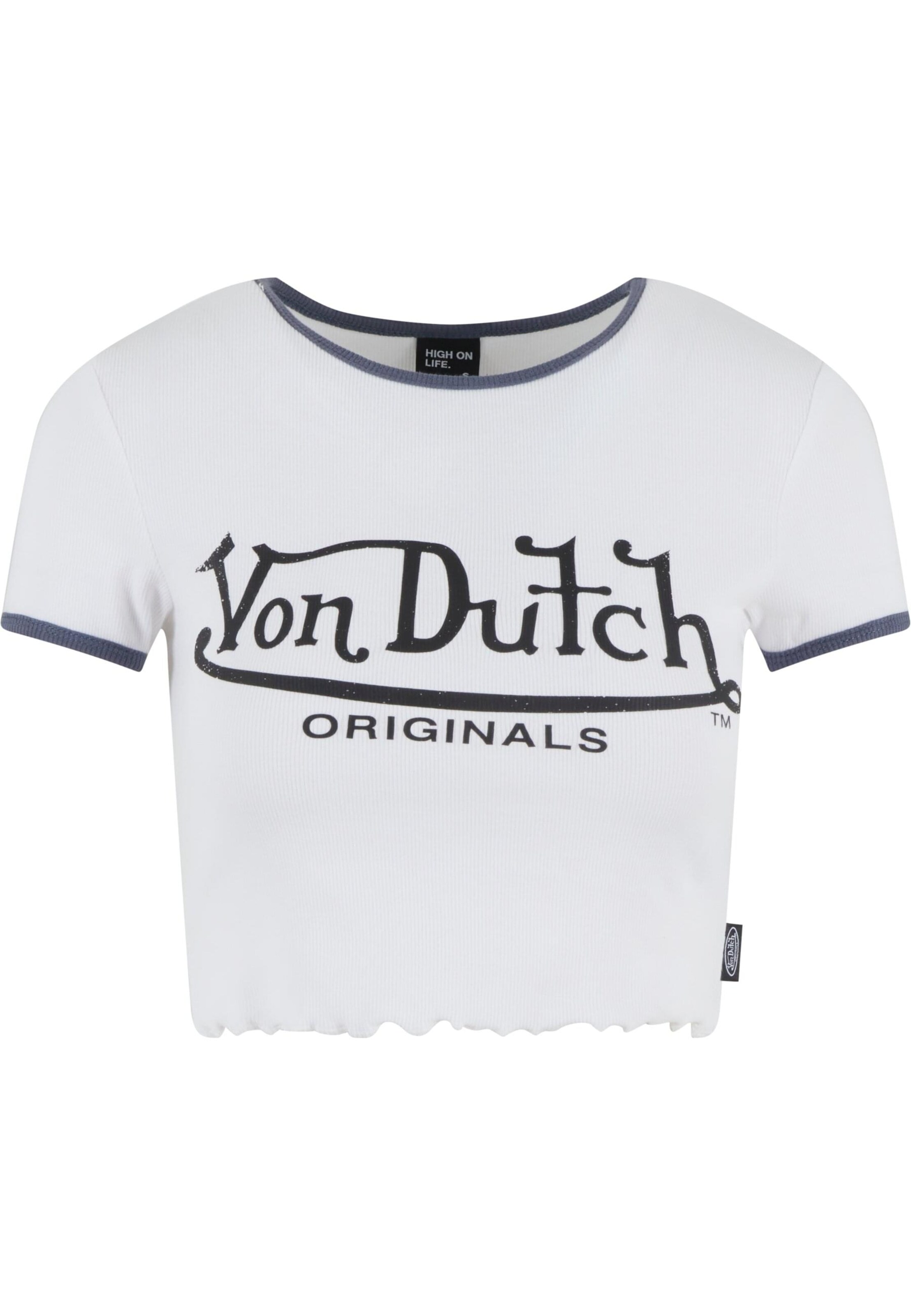 Von Dutch Originals Shirt 'Ami' in Wit: voorkant