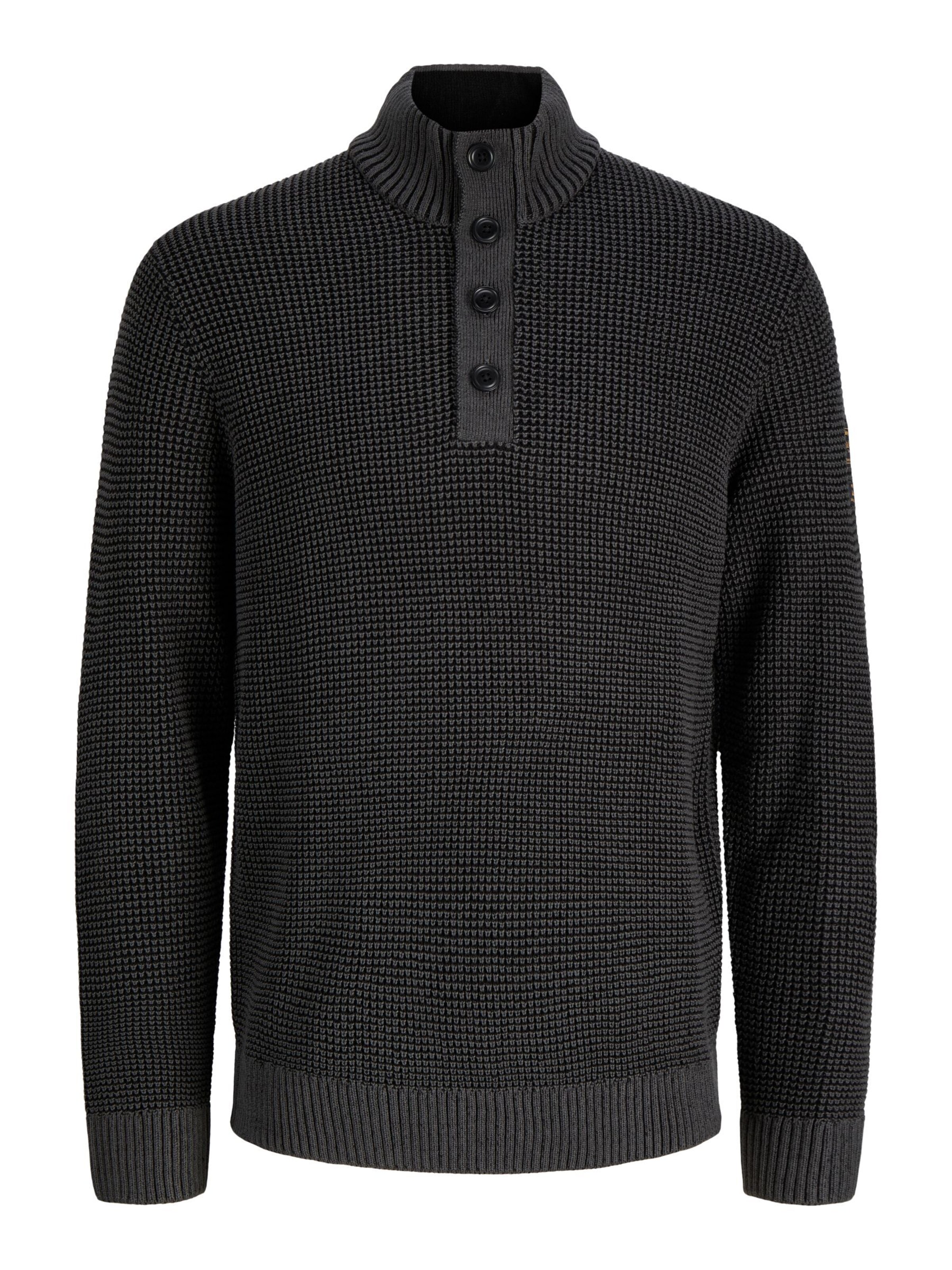 JACK & JONES Pullover 'JJElias' i sort: forside