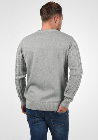 INDICODE JEANS Strickpullover 'Pauletta' in Grau