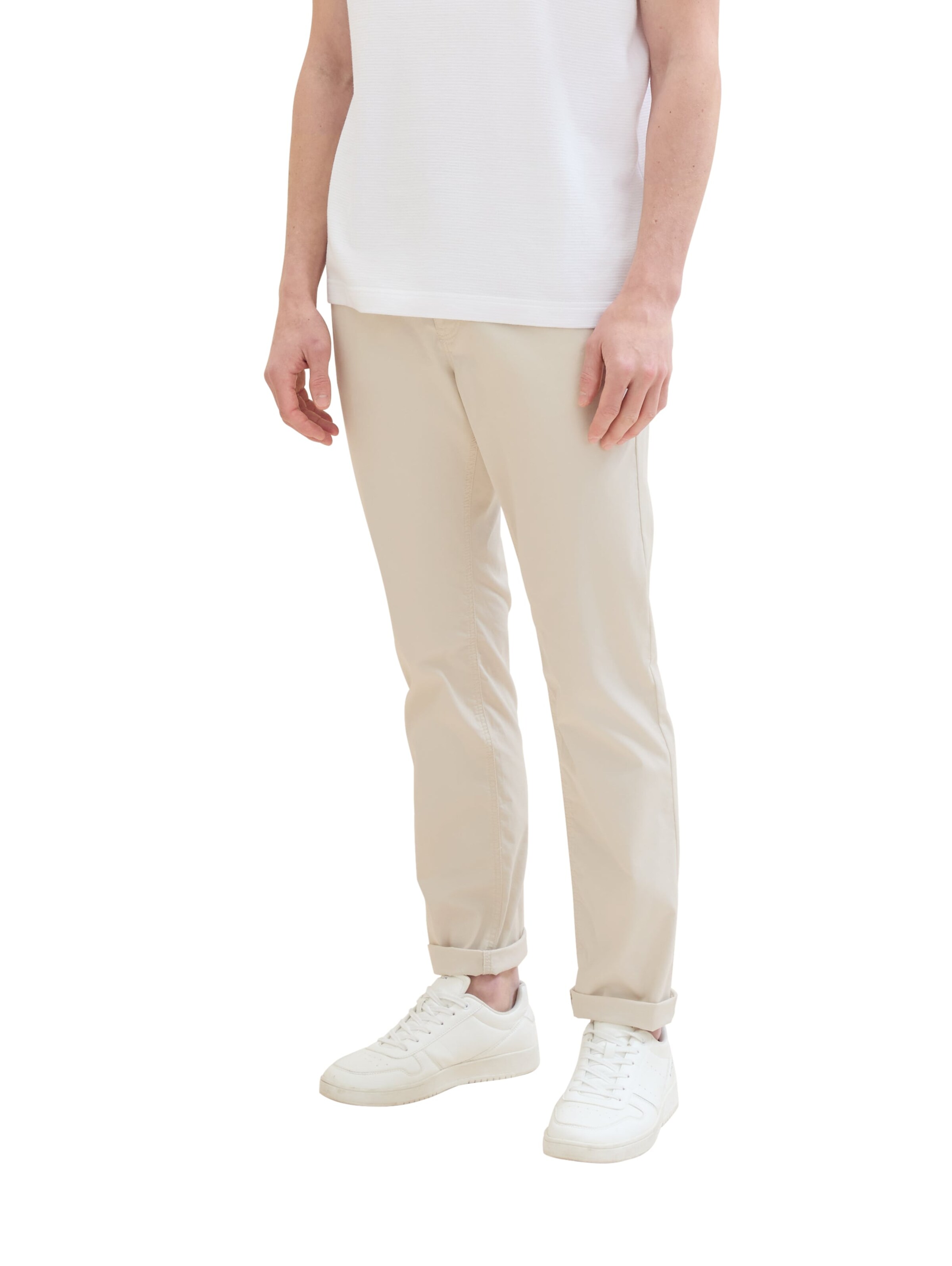 TOM TAILOR Regular Pants in Beige