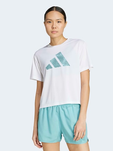ADIDAS PERFORMANCE - Camiseta funcional 'Adi365 Essentials' en blanco: frente
