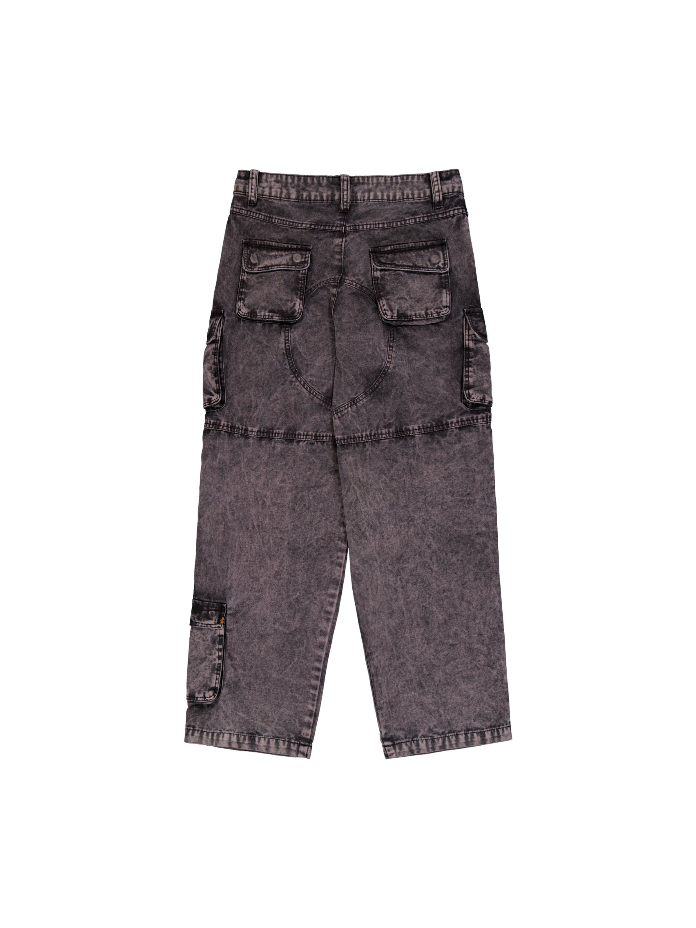 ALPHA INDUSTRIES Свободный крой Джинсы-карго в Черный