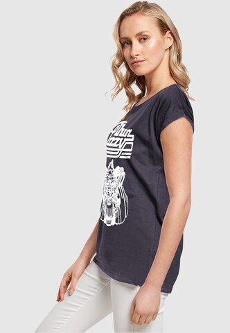 Merchcode Shirt 'Thin Lizzy - Rocker' in Blauw