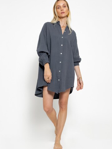 SASSYCLASSY Bluse 'lange Variante'‌‌‌‌‌‌‌‌ in Grau