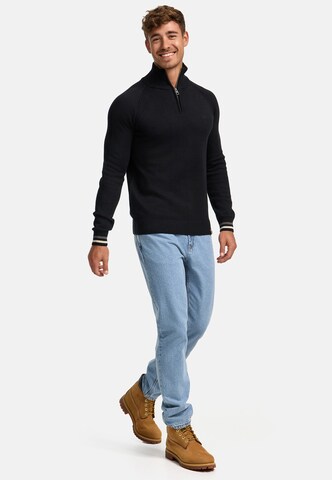 INDICODE JEANS Pullover ' Swift ' in Schwarz