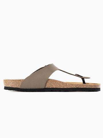 Bayton T-Bar Sandals 'Mercure' in Grey