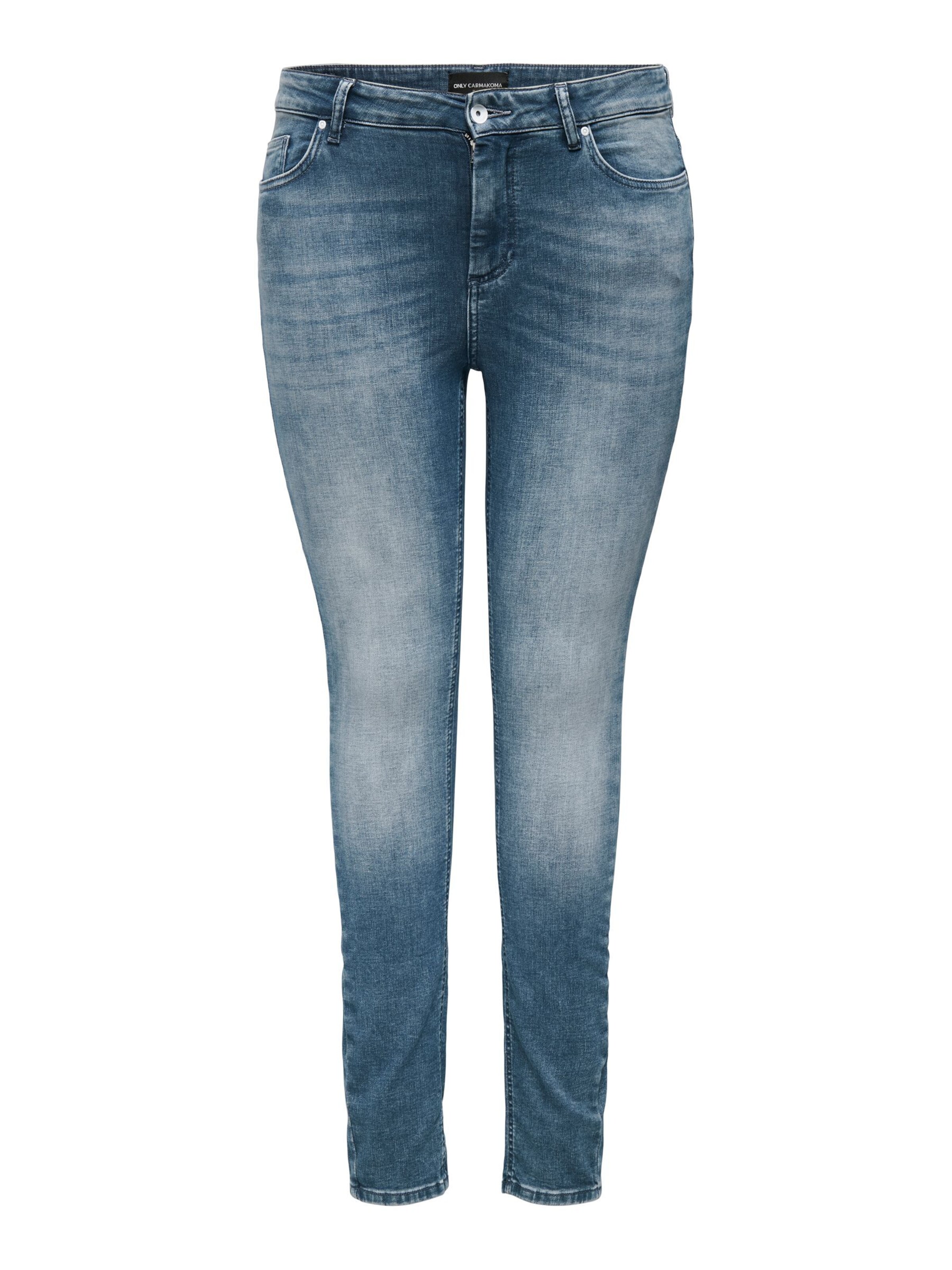 Skinny Jeans 'CARWilly' di ONLY Carmakoma in blu: frontale