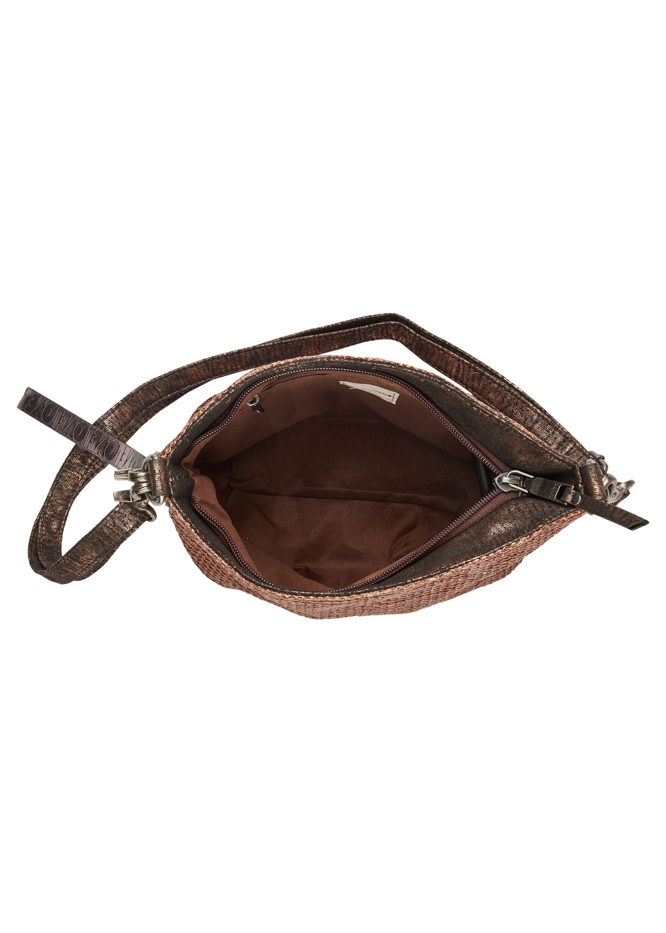 Curuba Crossbody Bag 'Kissy' in Brown