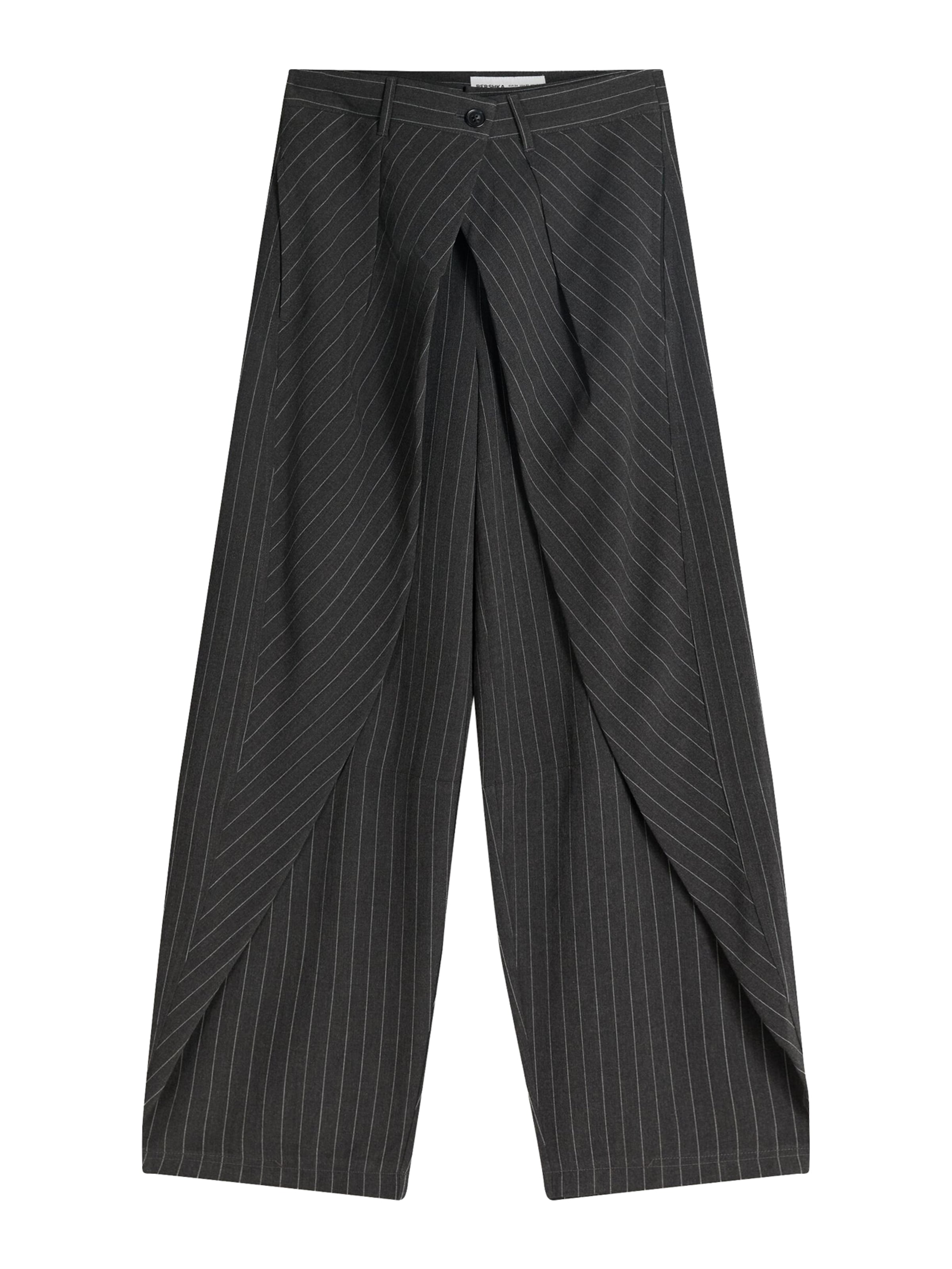 Bershka Baggy Laskoshousut värissä harmaa: etupuoli