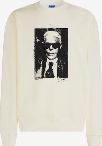 KARL LAGERFELD JEANS Collegepaita värissä valkoinen: etupuoli